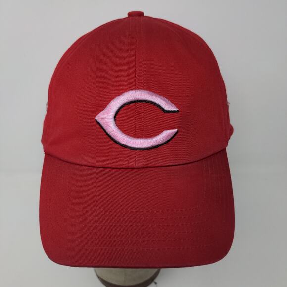 Nike Team MLB Cincinnati Reds Slideback Hat Embroidered Logo Swoosh SEE DESC - Picture 3 of 13